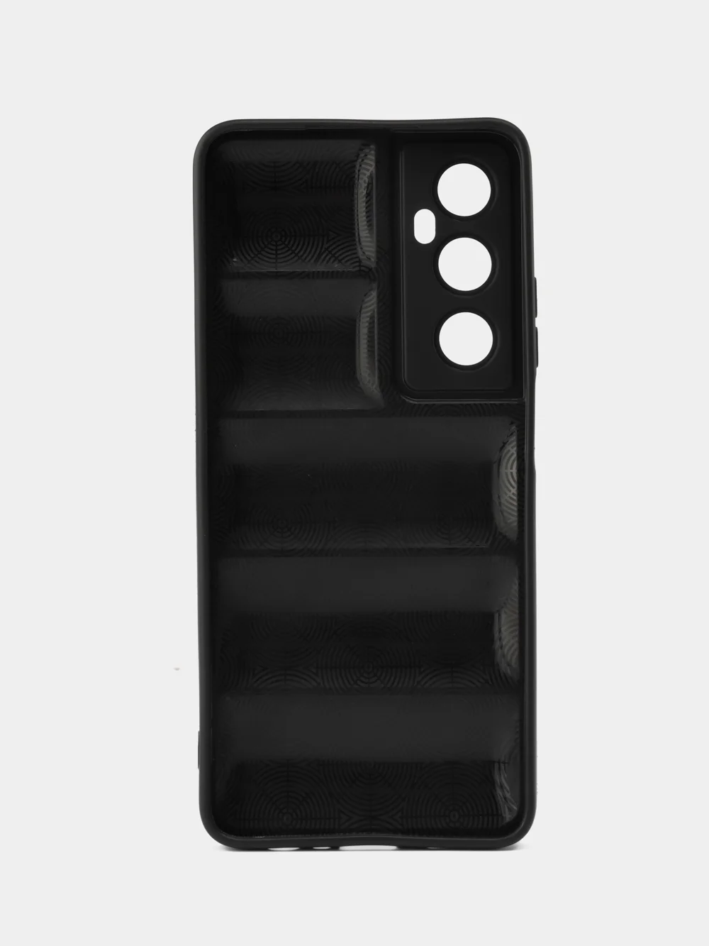 Черный чехол Realme C65 (Реалми С65) противоударный выпуклый