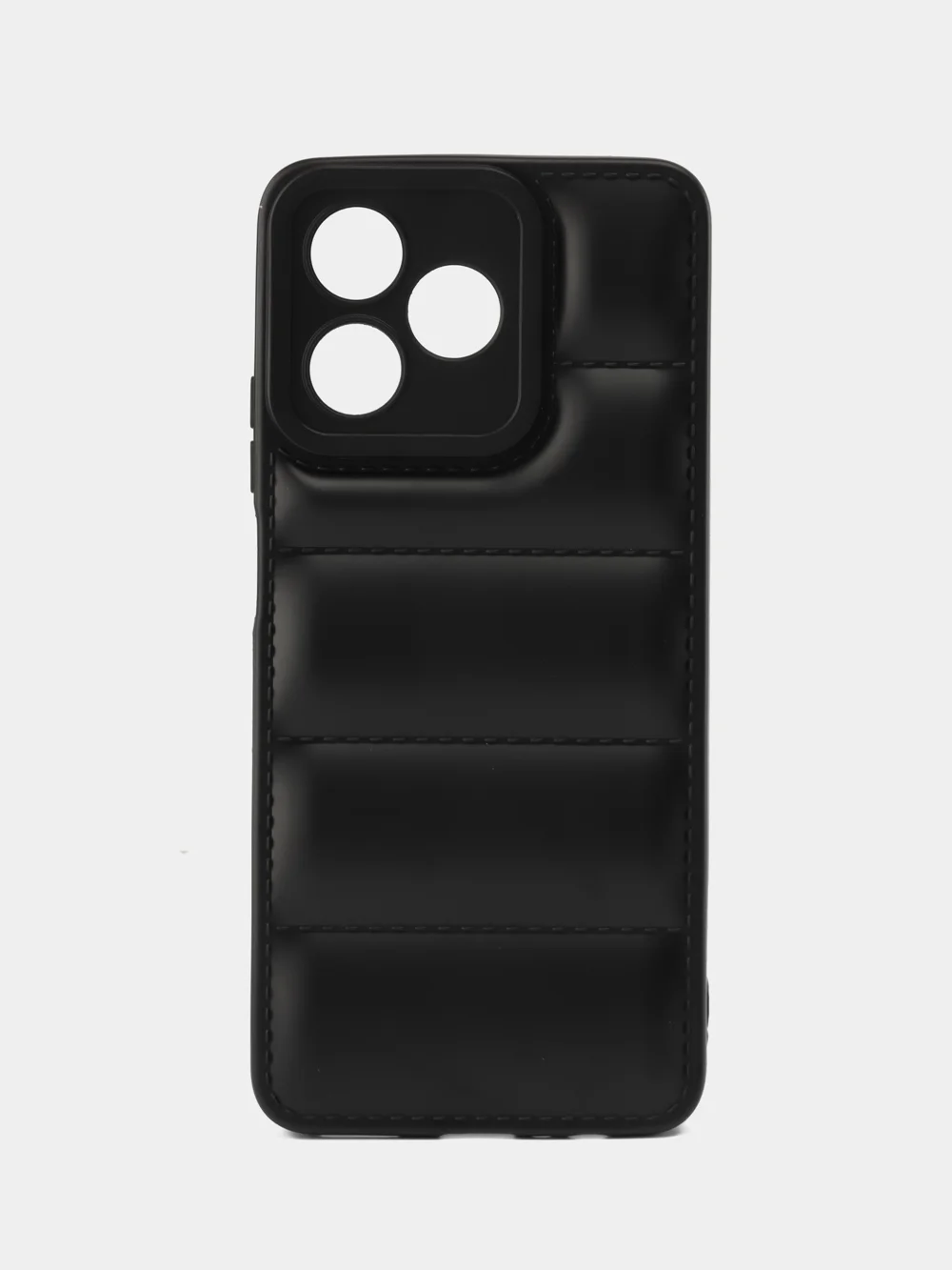 Черный чехол Realme C51 / C53 / Note 50 (Реалми С51 / С53 / Ноут 50) противоударный выпуклый