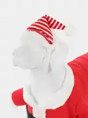 Красный костюм Новогодний для собак и кошек "Санта Клаус, Дед Мороз"