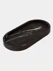 Серебряный подставка овальная из гипса
