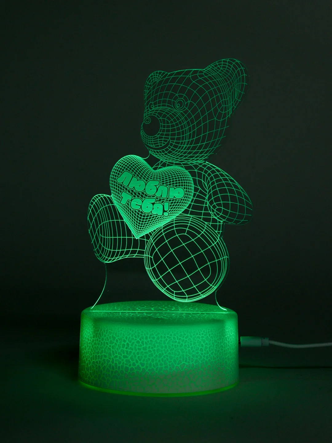 Светодиодный 3D ночник, LED-светильник
