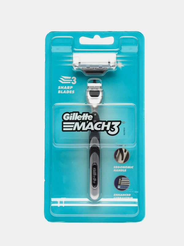 Мужская бритва Gillette Mach3 c 1 сменной кассетой