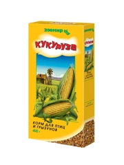 Корм для декоративных зерноядных птиц и грызунов ЗООМИР "Кукуруза", коробка, 400 г