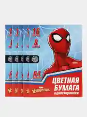 Лазурный бумага цветная односторонняя А4, 8 листов, 8 цветов