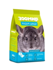 Корм для шиншилл Зоомир Мадам Шинши, 500 г