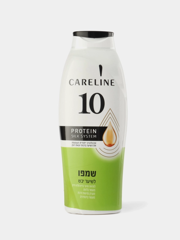 CARELINE 10 ШАМПУНЬ ДЛЯ СУХИХ И ПОВРЕЖДЕННЫХ ВОЛОС С АМИНОКИСЛОТАМИ ШЕЛКА 700 МЛ