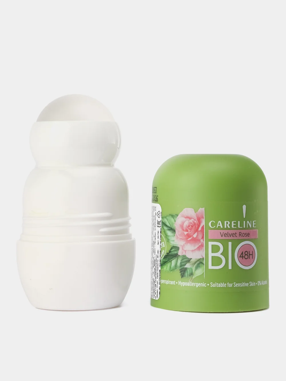 CARELINE BIO ДЕЗОДОРАНТ-АНТИПЕРСПИРАНТ ШАРИКОВЫЙ "БАРХАТНАЯ РОЗА" 75МЛ