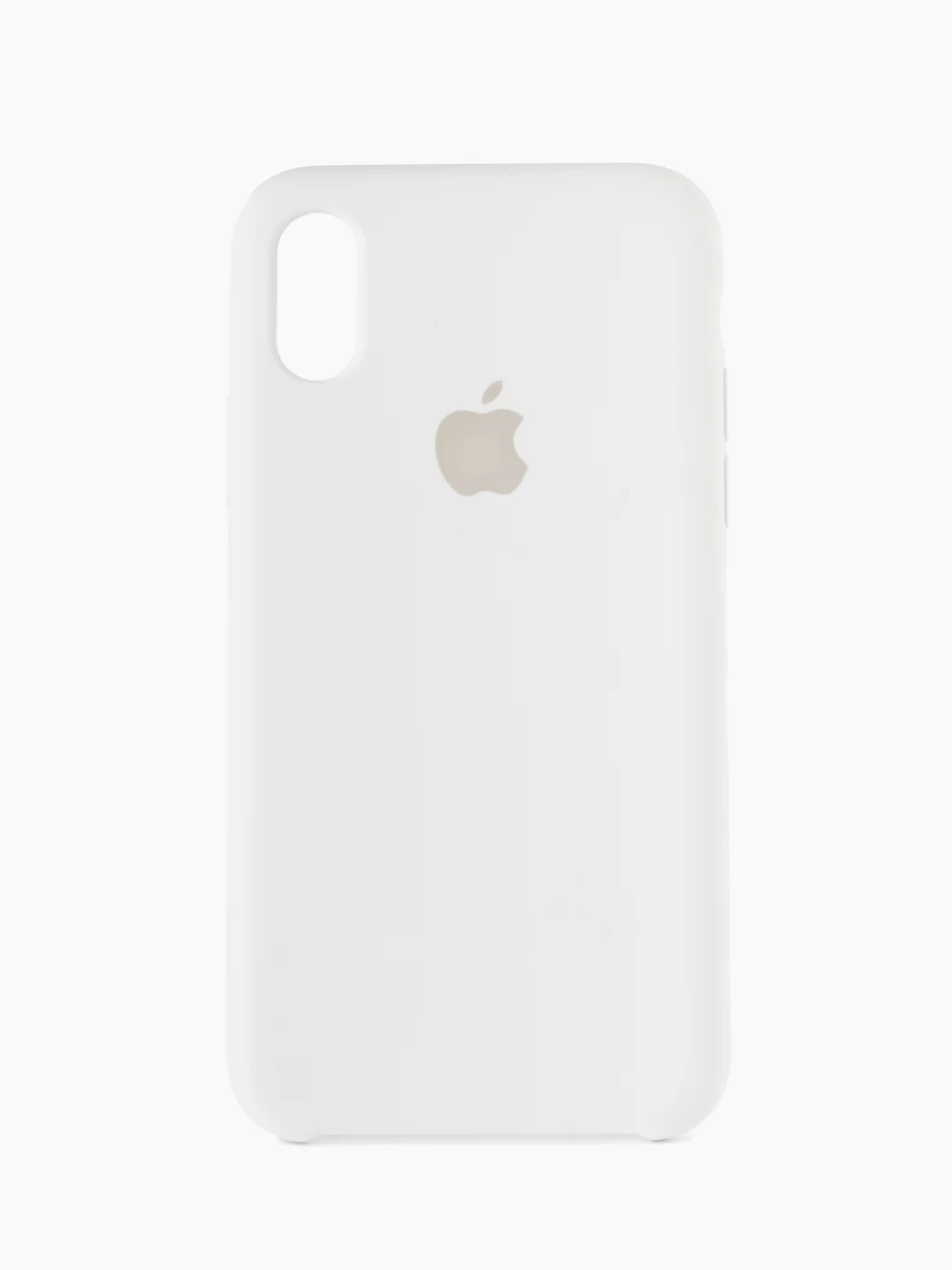Белый чехол силиконовый для iphone XS, XS max