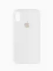 Белый чехол силиконовый для iphone XS, XS max
