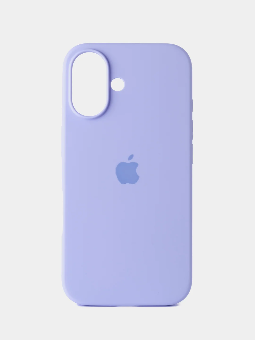 Лавандовый чехол силиконовый для iphone 16, 16pro, 16promax