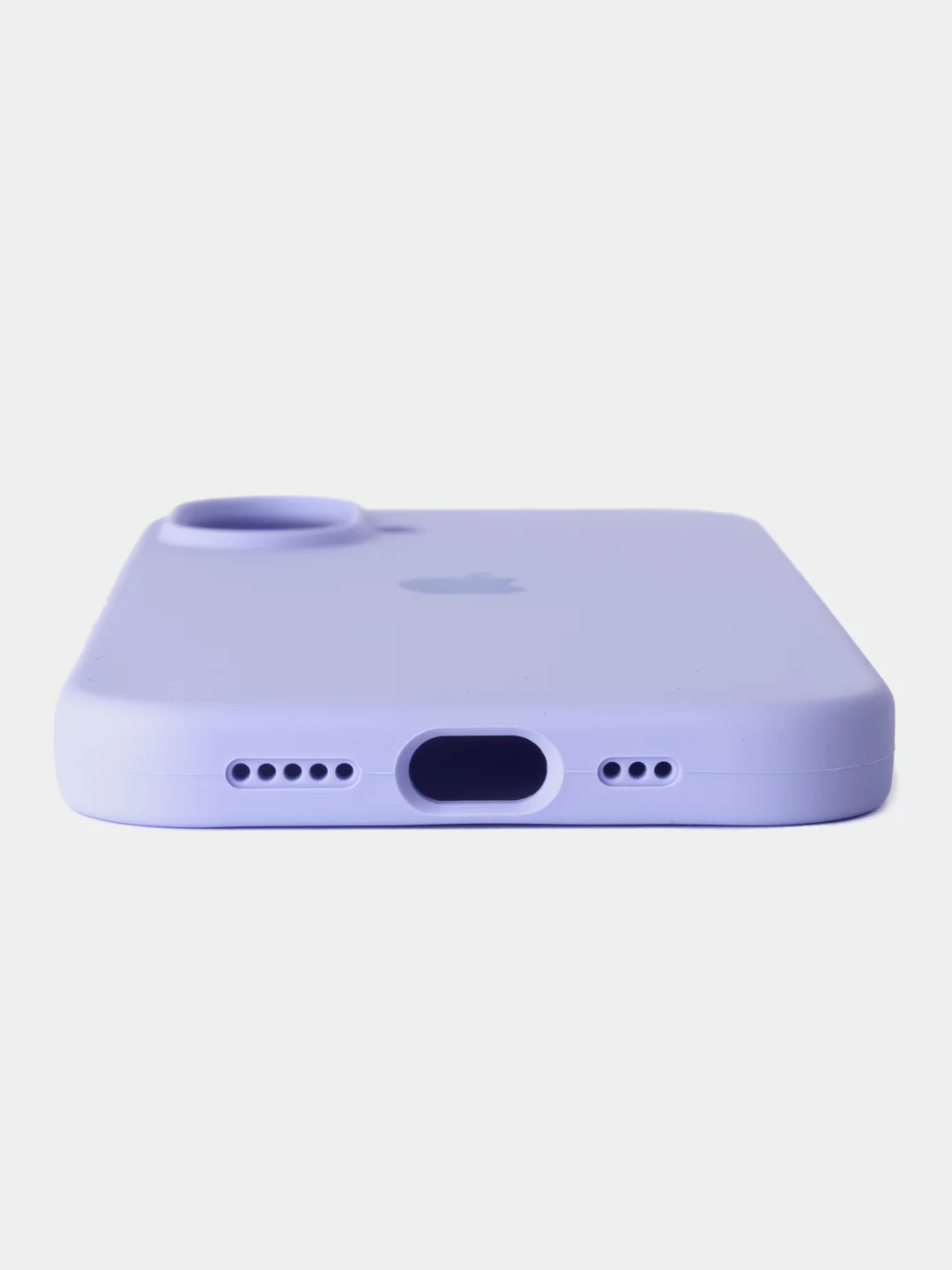 Лавандовый чехол силиконовый для iphone 16, 16pro, 16promax