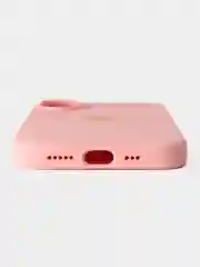 Розовый чехол силиконовый для iphone 16, 16pro, 16promax
