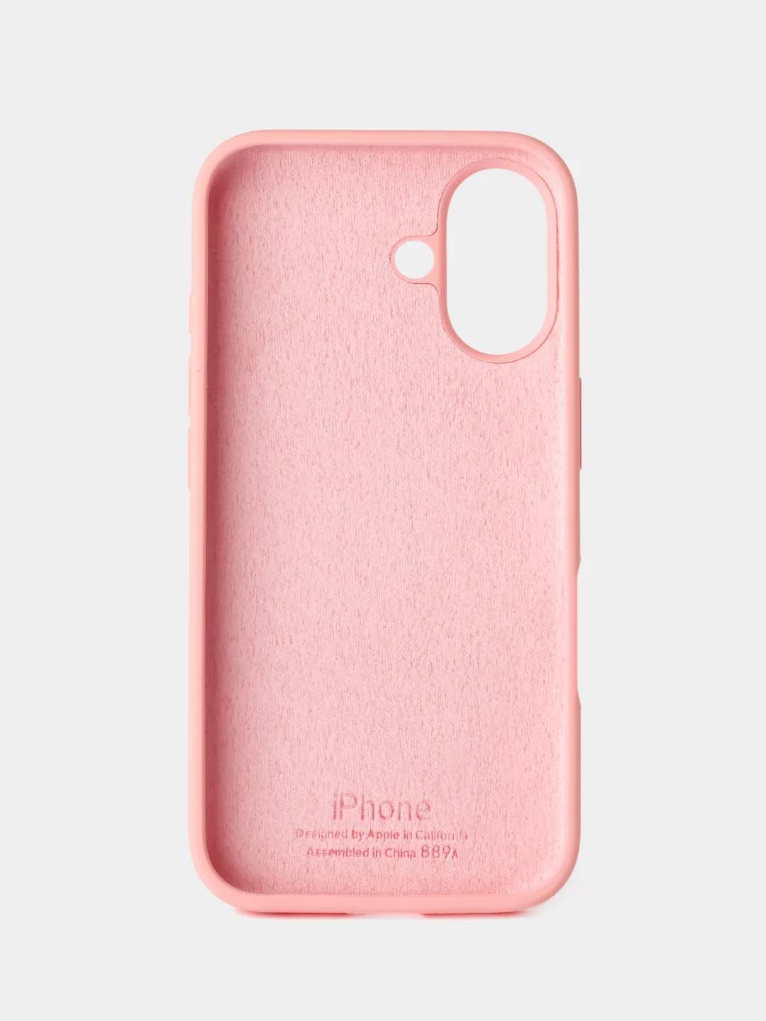 Розовый чехол силиконовый для iphone 16, 16pro, 16promax