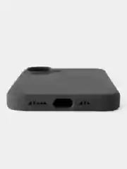 Тёмно-серый чехол силиконовый для iphone 16, 16pro, 16promax