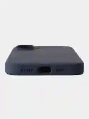 Темно-синий чехол силиконовый для iphone 16, 16pro, 16promax