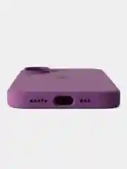 Фиолетовый чехол силиконовый для iphone 16, 16pro, 16promax