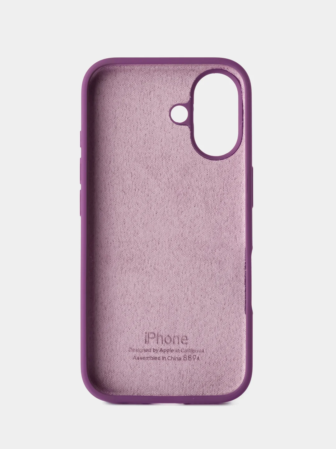 Фиолетовый чехол силиконовый для iphone 16, 16pro, 16promax