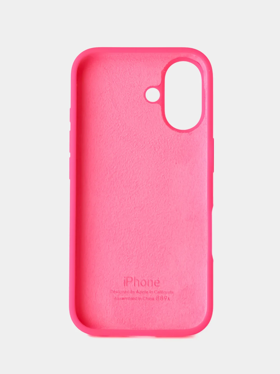 Фуксия чехол силиконовый для iphone 16, 16pro, 16promax