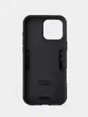 Синий чехол противоударный iPhone 16 Pro Max (Айфон), с металлической подставкой кольцом