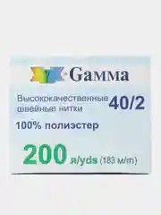Швейные нитки (полиэстер) 40/2 183 м 10 шт. цвет черный