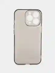 Черный чехол для iPhone, Айфон 7, 11, 12, 13, 14, 15, XR, Pro, Max, прозрачный и чёрный