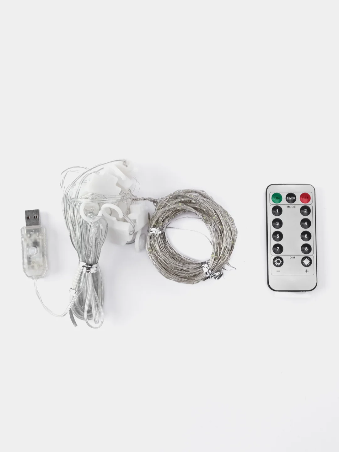 Белый гирлянда штора росса светодиодная 3*3 питание от USB