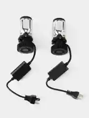 Автомобильные светодиодные линзованные лампы H4 mini Bi-Led с СТГ, 6000К, 36W, 9-32V