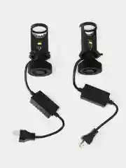 Автомобильные светодиодные линзованные лампы H4 mini Bi-Led с СТГ, 6000К, 36W, 9-32V