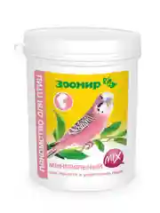 Минеральный MIX Зоомир, для птиц, для яркости и укрепления пера, 600 г