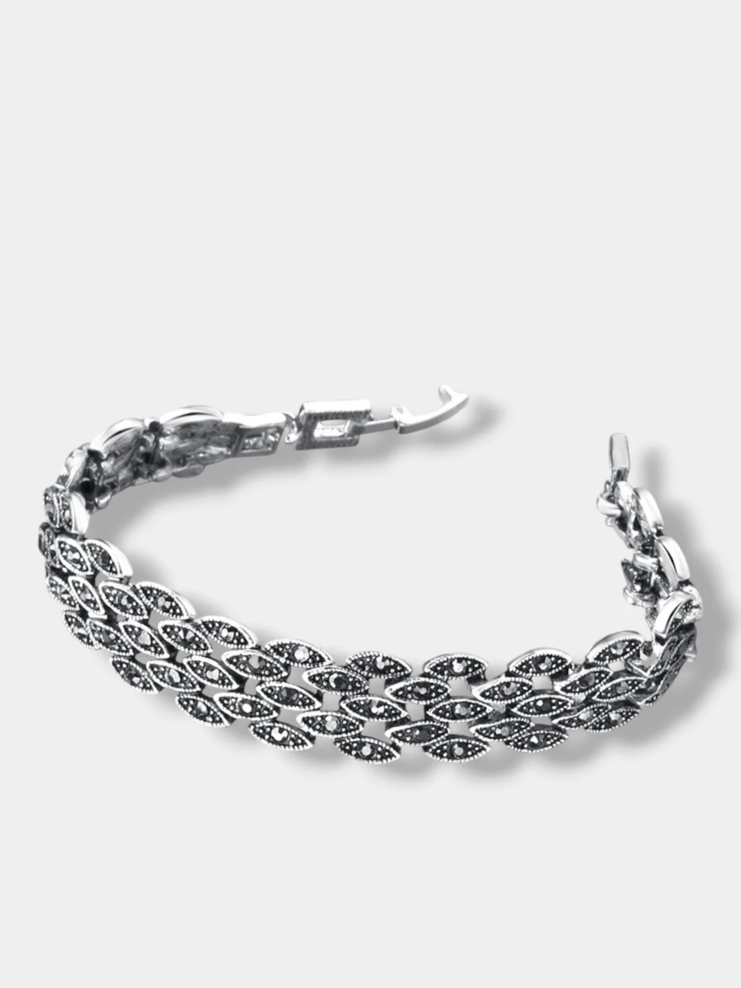 Серебряный браслет посеребренный Kinel