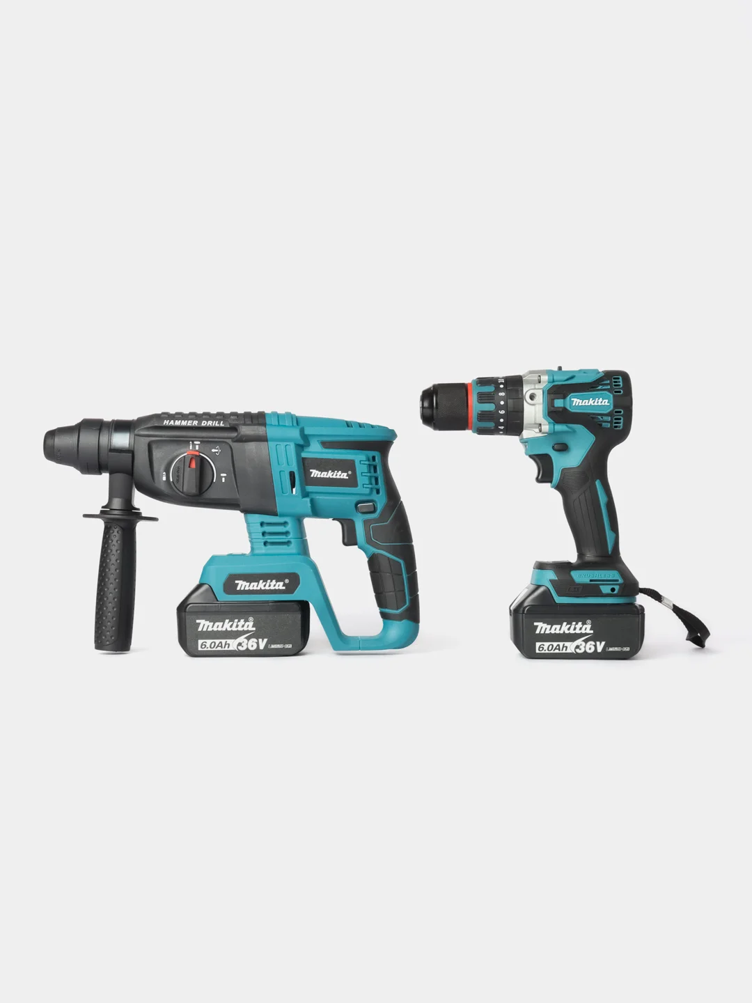 Набор инструментов Makita 4 в 1 аккумуляторный: УШМ, гайковерт,дрель,шуруповерт
