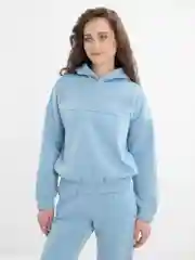 Голубой костюм женский, флисовый, с начёсом, костюм спортивный, утепленный