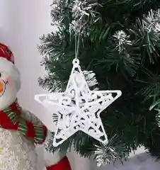 Молочный елочные игрушки и украшения, рождественский, новогодний олень, крылья ангела, звезда
