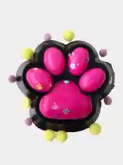 Фуксия игрушки антистресс таба сквиш лапка Кошачья