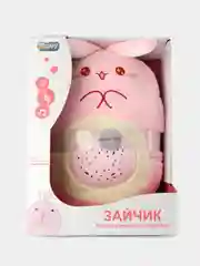 Конфетный музыкальный ночник с белым шумом проектор, мягкая игрушка мишка и зайка