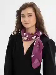 Марсала платок женский, шелковый