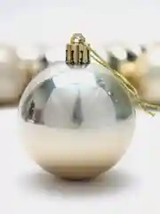Золотой елочные игрушки, новогодние украшения на елку, набор шаров 24 шт
