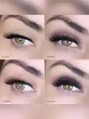 Тени для век LUXVISAGE Glam Look, 4 цвета, 4 г
