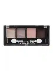 Тени для век LUXVISAGE Glam Look, 4 цвета, 4 г