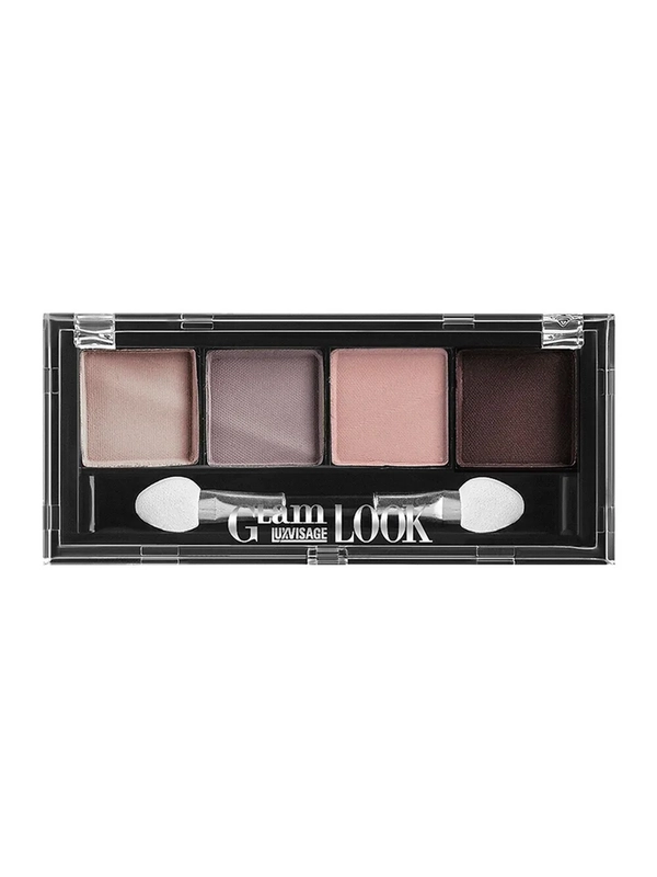 Тени для век LUXVISAGE Glam Look, 4 цвета, 4 г