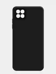 Чехол силиконовый для Samsung Galaxy A22 5G, A22S 5G матовый с микрофиброй Silicone Case