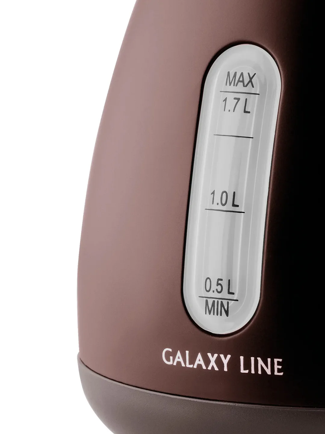Шоколадный чайник электрический Galaxy LINE GL 0343, горький шоколад, металл, 2200 Вт, 1,7 л