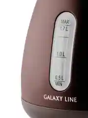Шоколадный чайник электрический Galaxy LINE GL 0343, горький шоколад, металл, 2200 Вт, 1,7 л