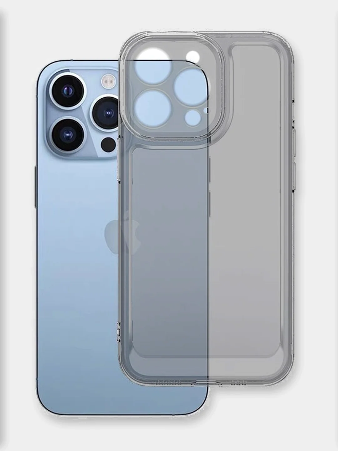 Черный чехол для iPhone, Айфон 7, 11, 12, 13, 14, 15, XR, Pro, Max, прозрачный и чёрный