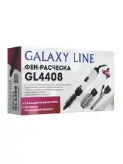 Фен-расческа Galaxy LINE GL 4408, белый, 900 Вт