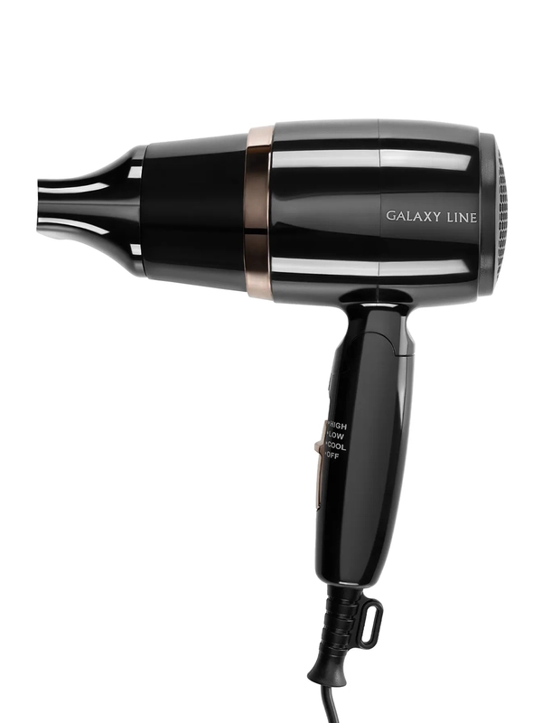 Фен для волос Galaxy LINE GL 4354, черный, 1600 Вт