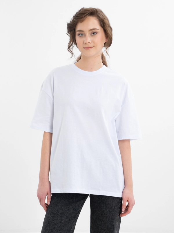 Футболка оверсайз "More self love" унисекс, с принтом, хлопок, Oversize T-Shirt printed