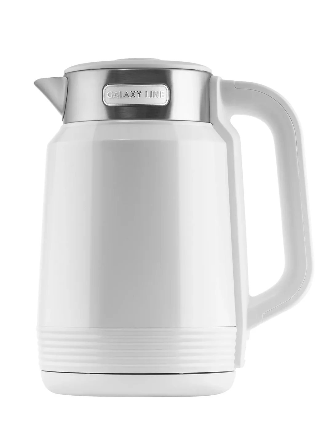 Белый чайник электрический Galaxy LINE GL 0364, белый, пластик