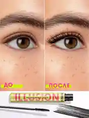 Тушь для ресниц LUXVISAGE ILLUSION, панорамный объем, 8 г