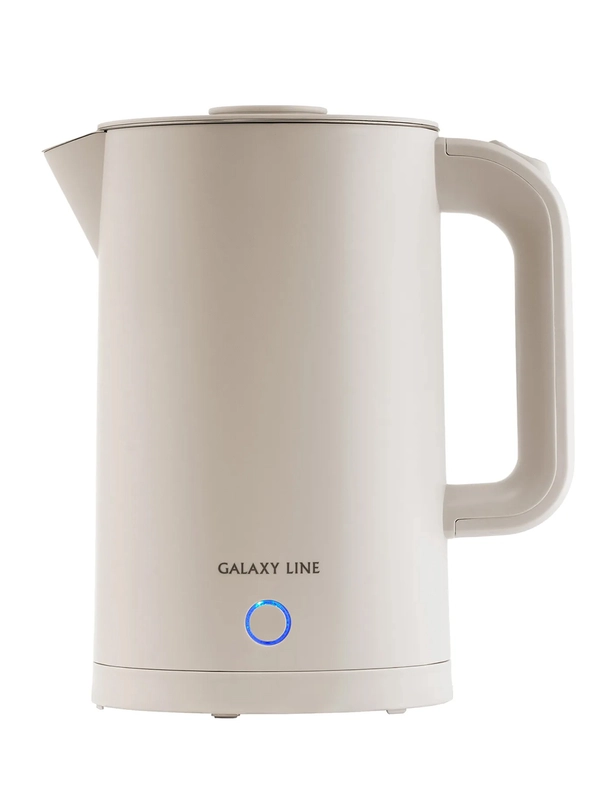 Чайник электрический Galaxy LINE GL 0362, бежевый, пластик